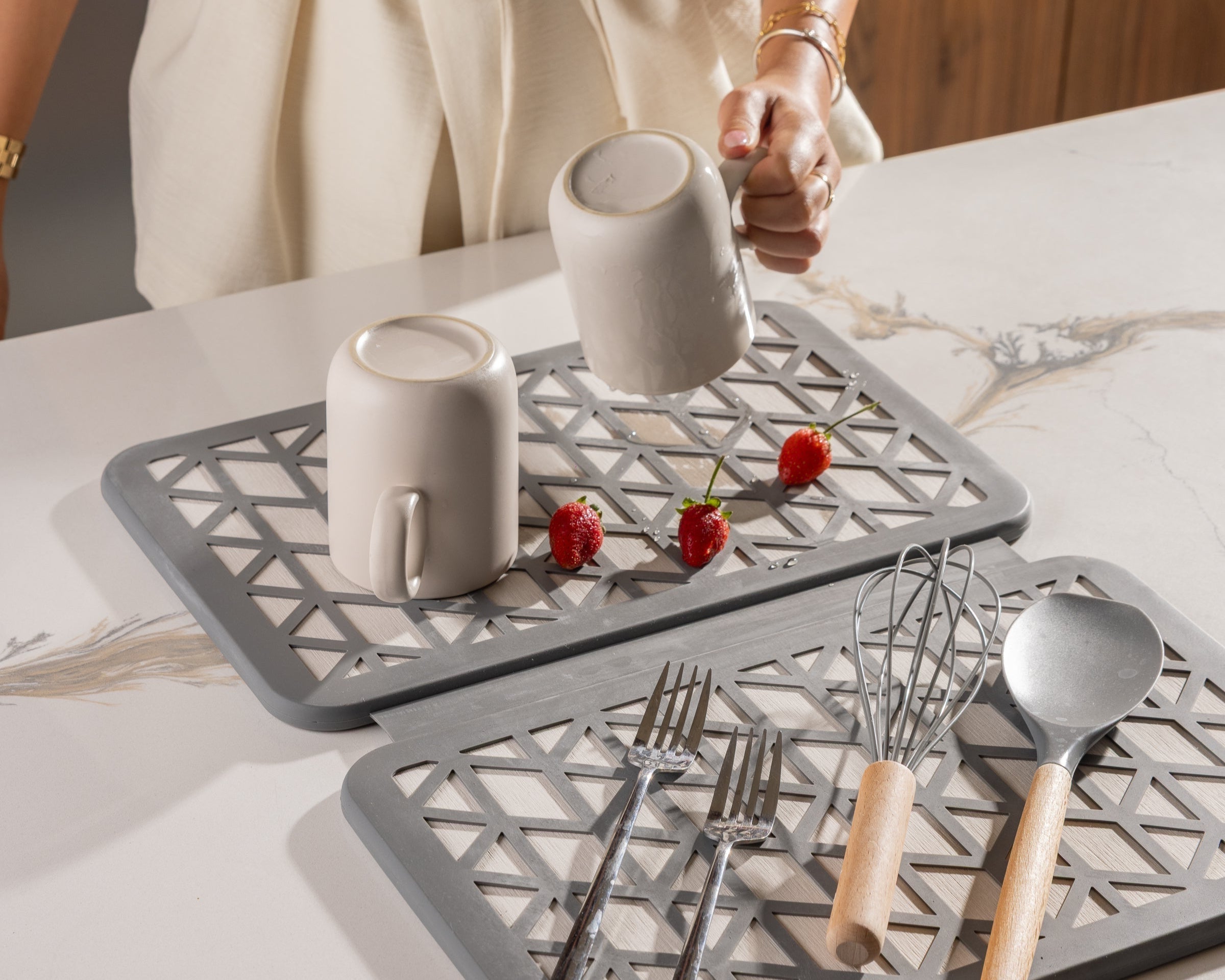 Diatomite and Silicon Kitchen Mat - Keisodo Home